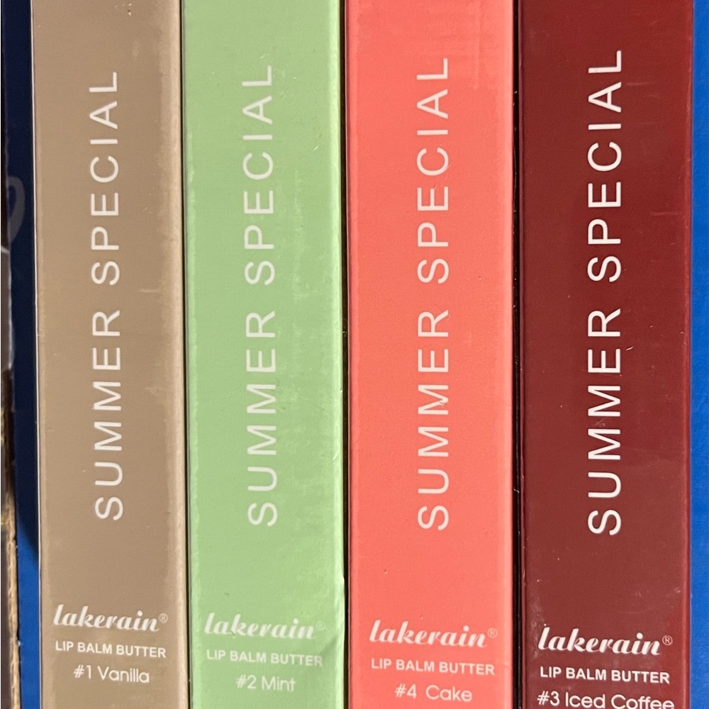 Lakerain Summer Special Lip Balm Set Brand New 4/$25